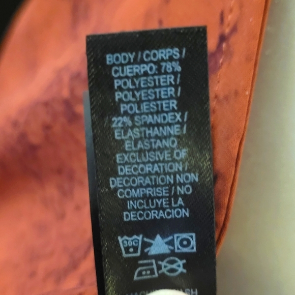 Hurley Coastal Cami Rust Tie Dye Dress NEW Size Medium | Beach Cover Up Dress - Picture 16 of 16